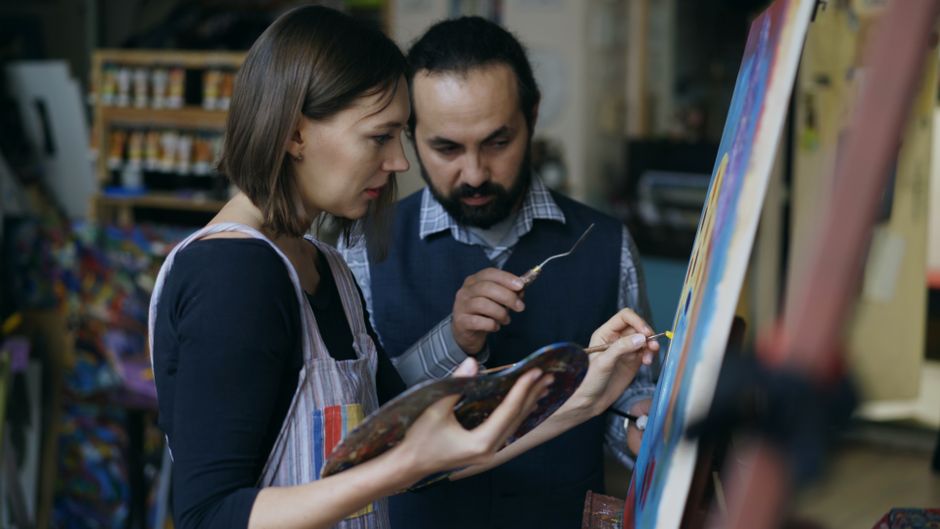 Cours de peinture ou poterie