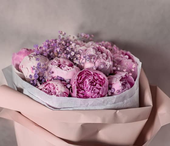 Bouquet de pivoines